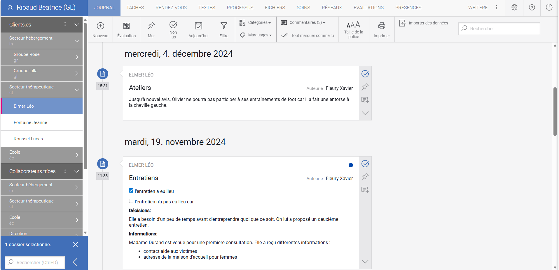 Screenshot Journal FR