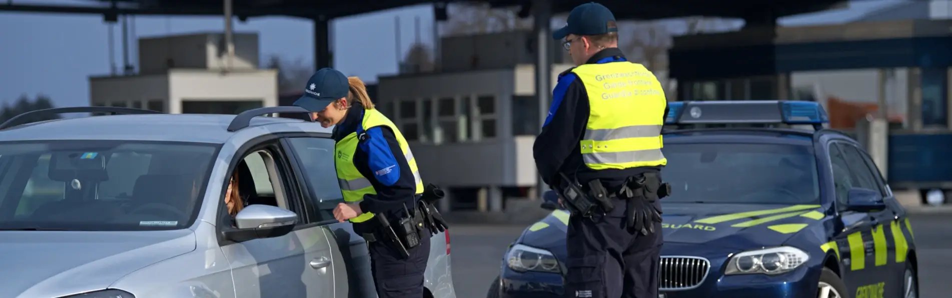 Zoll und Grenzschutz Kontrolle