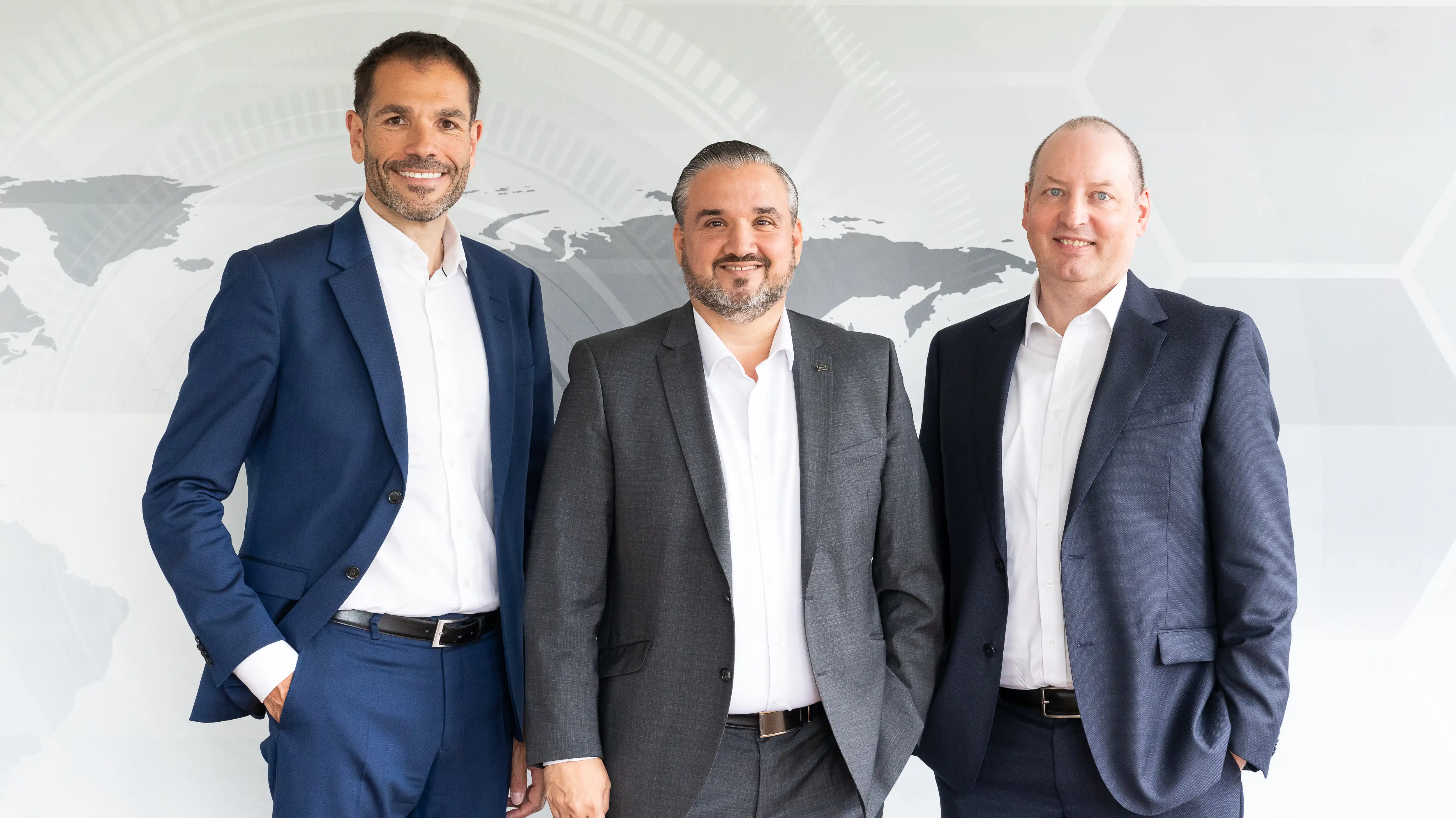 Vito Critti, CEO Convotis Schweiz, José Lopez, CEO Convotis Group, Ueli Aregger, CEO GLAUX GROUP.